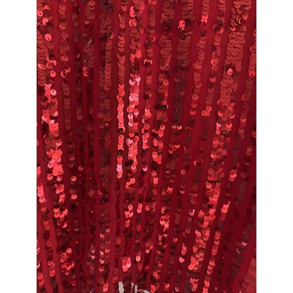 NWT No Boundaries Juniors Red Sequin Cami Top S (3–5) Holiday Party - Picture 2 of 6